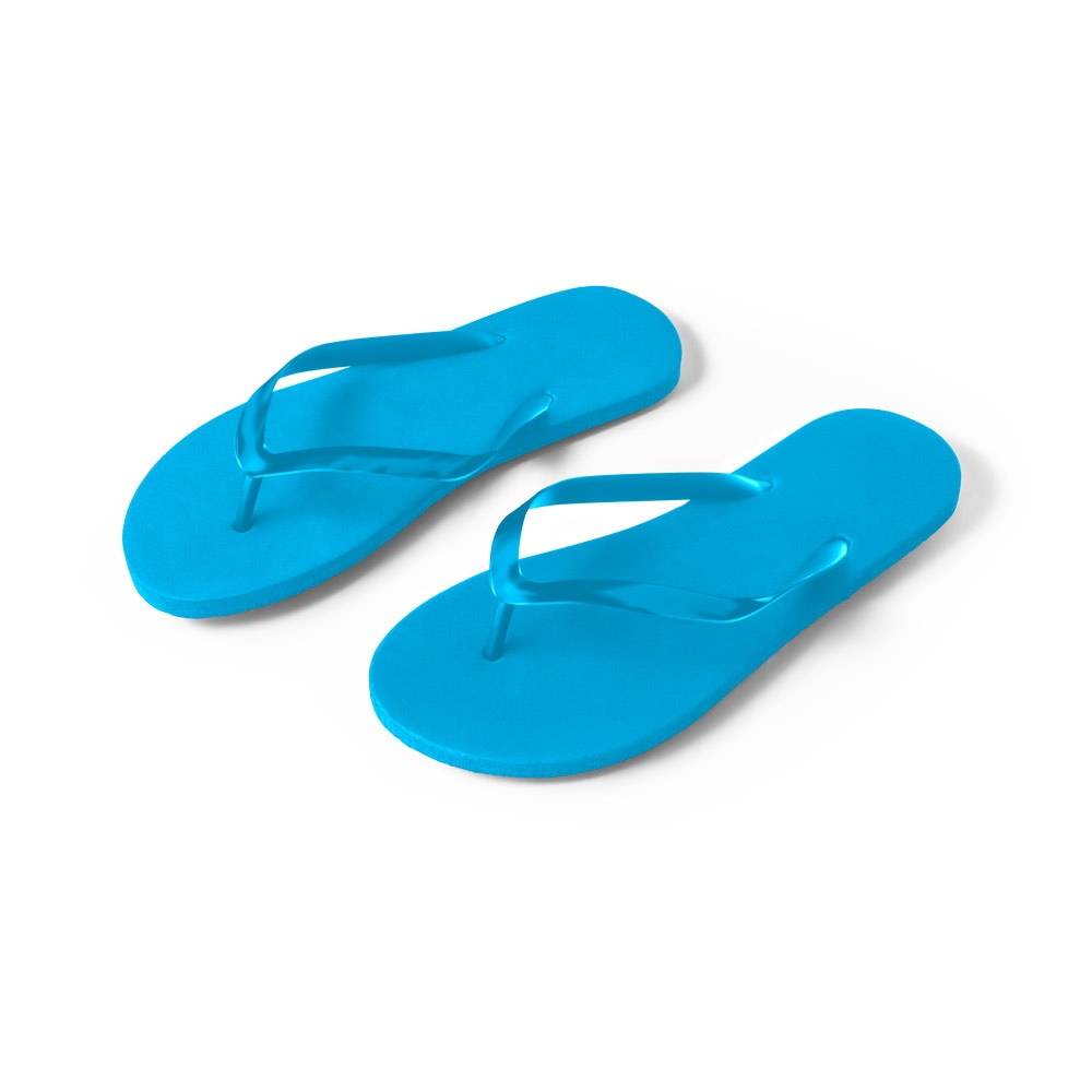 Tongs de plage personnalisables MAUPITI S / M Bleu clair